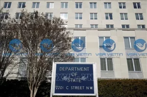 Trụ sở Bộ Ngoại giao Mỹ ở Washington, DC. Ảnh: REUTERS/TTXVN.